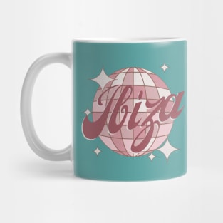 Ibiza Spain Retro Vintage Disco party Design Mug